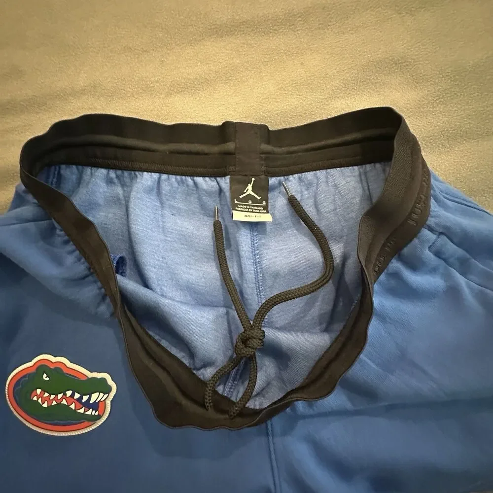 Jordan Florida Gators Joggers Mens L Basketball Sweatpants Athletic Blue NCAA